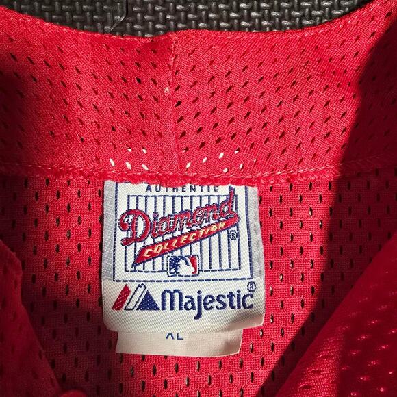 Vintage 90s Majestic Diamond Collection Made in USA Phillies Jersey - Picture 4 of 5